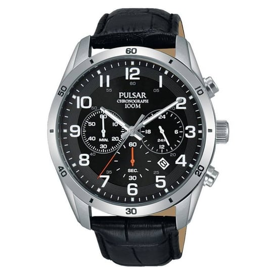 Zegarek męski PULSAR Business Man, PT3833X1, czarno-srebrny Pulsar