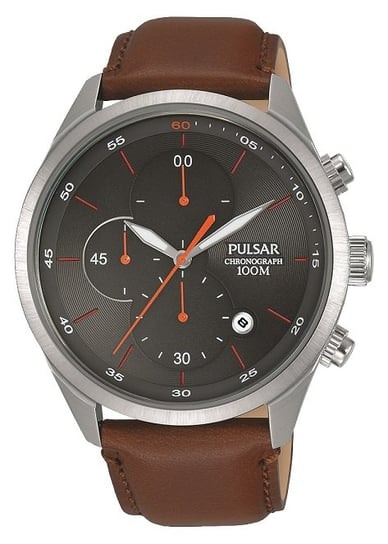 Zegarek męski PULSAR Sport Chronograph, PM3103X1, brązowo-czarny Pulsar