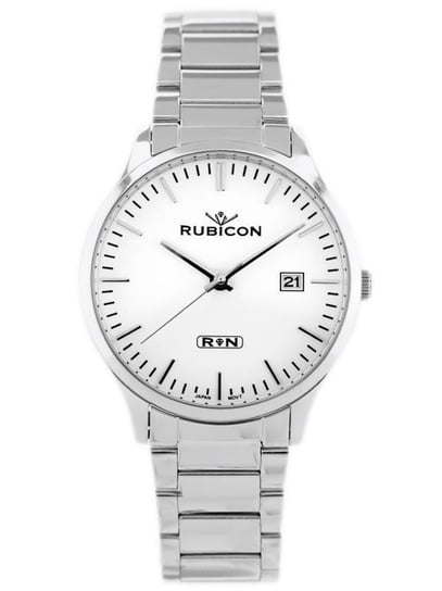 Zegarek Męski Rubicon Rndd60 (Zr078A) - Stalowy Rubicon