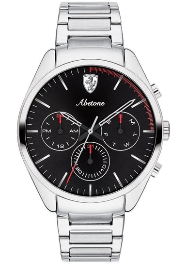 Zegarek męski SCUDERIA FERRARI Abetone, 0830505, srebrno-czarny Scuderia Ferrari