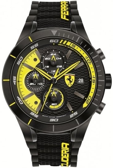 Zegarek męski SCUDERIA FERRARI Red Rev Evo, 0830261, czarno-żółty Scuderia Ferrari