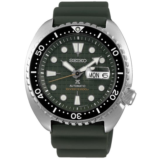 Zegarek Męski Seiko SRPE05K1 zielony Seiko