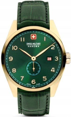 Zegarek męski SWISS MILITARY SMWGB0000710 zielony klasyczny Swiss Military Hanowa