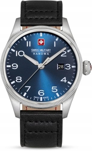 Zegarek męski SWISS MILITARY SMWGB0000805 niebieski klasyczny Swiss Military Hanowa