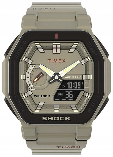 Zegarek Męski TIMEX TW2V35500 WR100 Stoper Timer Timex Timex