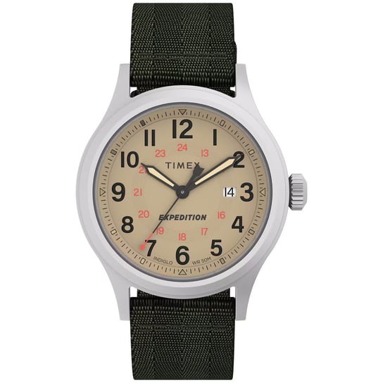 Zegarek Męski Timex TW2V65800 zielony Timex