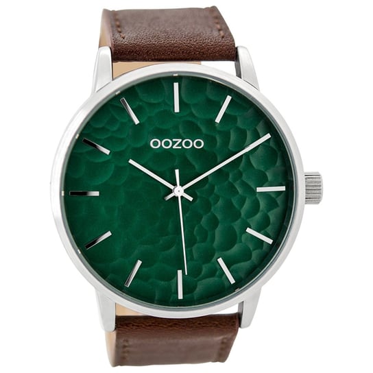 Zegarek na bransolecie Oozoo brązowa skóra C9441 Zegarki męski analogowy zegarek kwarcowy UOC9441 Oozoo