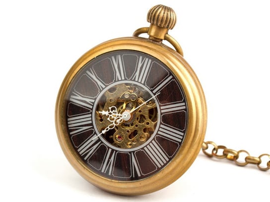 Zegarek na łańcuszku Antyczne Piękno I, złoty Drobiny Czasu