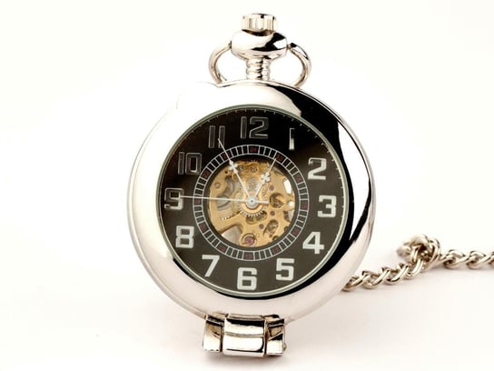 Zegarek na łańcuszku Elegancja w srebrze, srebrny Drobiny Czasu