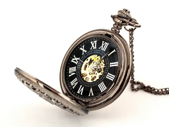 Zegarek na łańcuszku Księżycowa energia, srebrny Drobiny Czasu