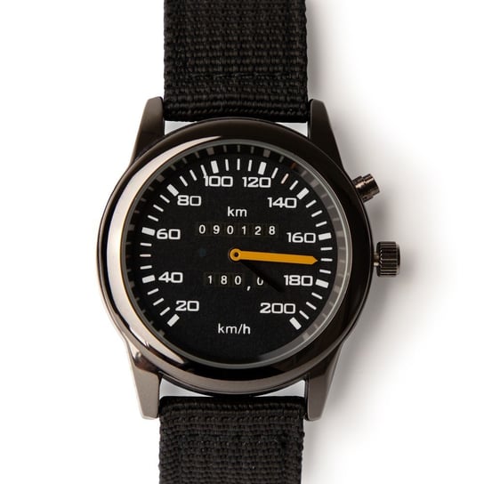 Zegarek na rękę Prędkościomierz czarny materiałowy Froster Inna marka