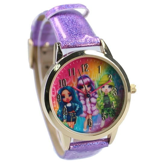 Zegarek na rękę RAINBOW HIGH Fioletowy w pudełku Rainbow High