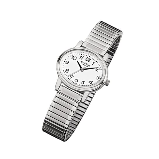 Zegarek na rękę Regent srebrny F-891 damski analogowy zegarek kwarcowy URF891 Regent
