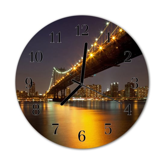 Zegarek na szkle PrezentPanoramę mostu Miasto Tulup