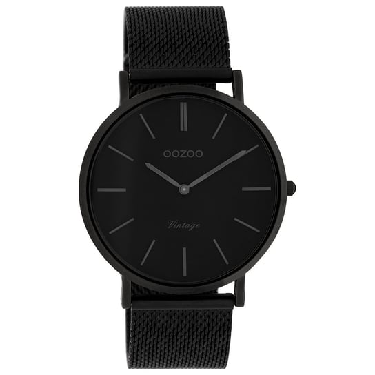 Zegarek Oozoo w kolorze czarnym ze stali nierdzewnej C9933 Vintage Series męski zegarek analogowy UOC9933 Oozoo