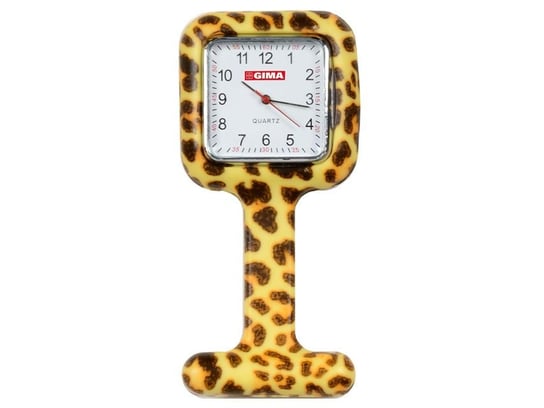 Zegarek pielęgniarski silikonowy GIMA Leopard Fantasy GIMA