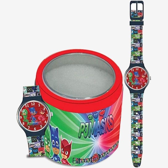 Zegarek PJ MASKS (Superpigiamini) – Tin Box Cartoon Power