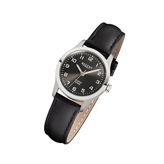 Zegarek Regent czarny damski analogowy zegarek F-900 z tytanu URF900 Regent