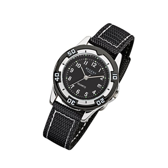 Zegarek Regent czarny F-317 dziecięcy analogowy zegarek kwarcowy URF317 Regent