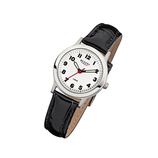 Zegarek Regent czarny F-826 damski analogowy zegarek kwarcowy URF826 Regent