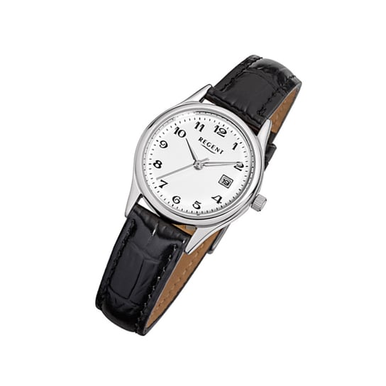 Zegarek Regent czarny F-833 damski analogowy zegarek kwarcowy URF833 Regent