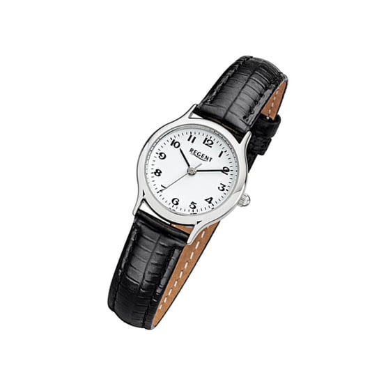 Zegarek Regent czarny F-972 damski analogowy zegarek kwarcowy URF972 Regent