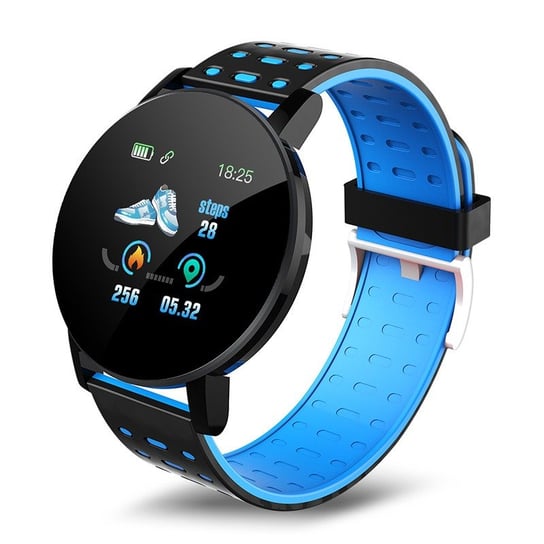 Zegarek Smartwatch 119 Plus Niebieski Silikonowy ZeeTech