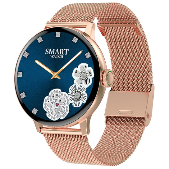 Zegarek Smartwatch Damski Hagen HC8.110.1410.539-SET różowe złoto Hagen