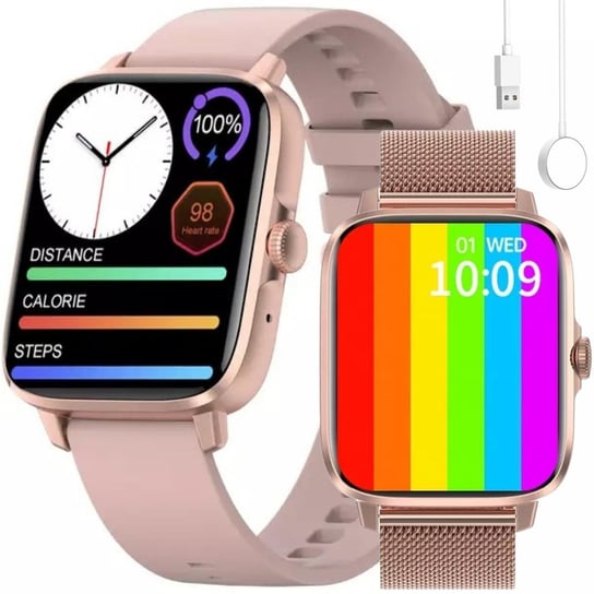 Zegarek Smartwatch Dt102 Damski - Różowy SG-Gadgets