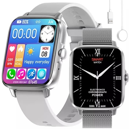 Zegarek Smartwatch Dt102 Damski, Srebrny SG-Gadgets