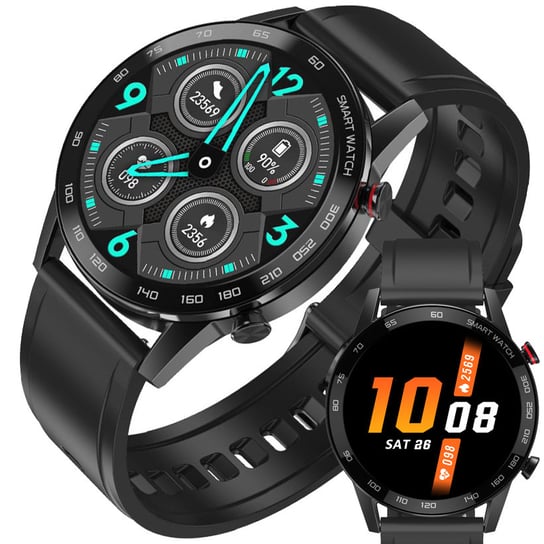 Zegarek smartwatch DT95 czarny/silikon JG Smart