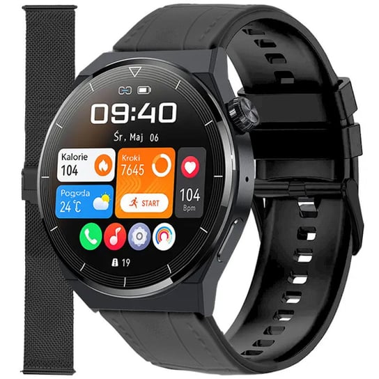 Zegarek Smartwatch Enter SAT.14.234.144-SET czarny pasek bransoleta Inna marka