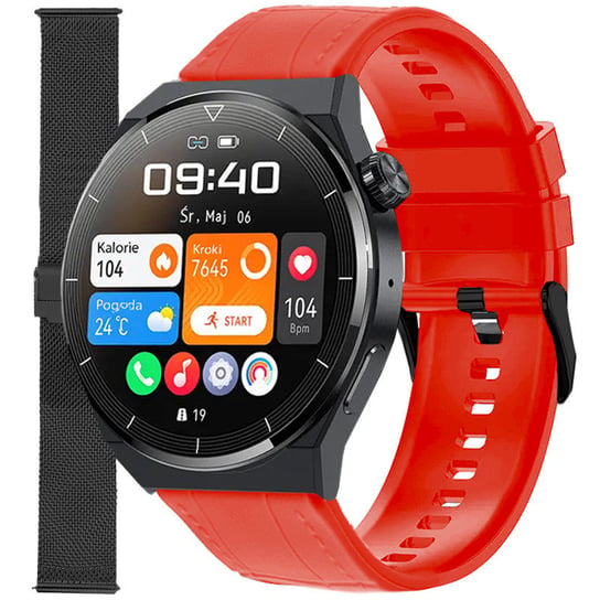 Zegarek Smartwatch Enter SAT.14.235.144-SET czerwony pasek bransoleta Inna marka