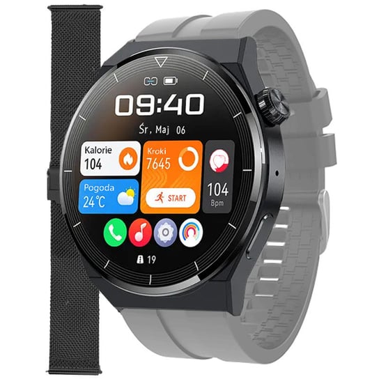 Zegarek Smartwatch Enter SAT.14.5312.144-SET szary pasek bransoleta Inna marka