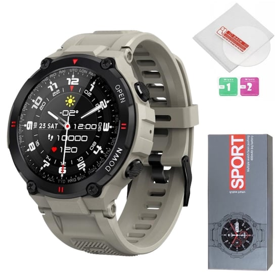Zegarek Smartwatch K27 Szary Silikonowy ZeeTech