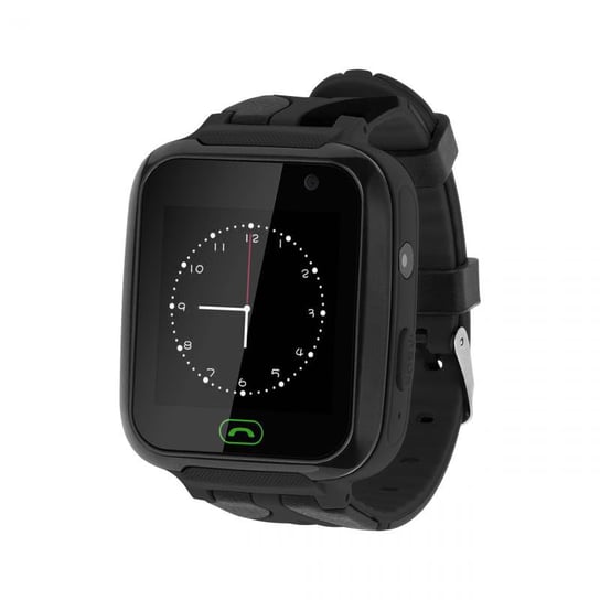 Zegarek smartwatch Kruger&Matz SmartKid dla dzieci z lokalizatorem GPS SOS aparat, czarny Krüger&Matz