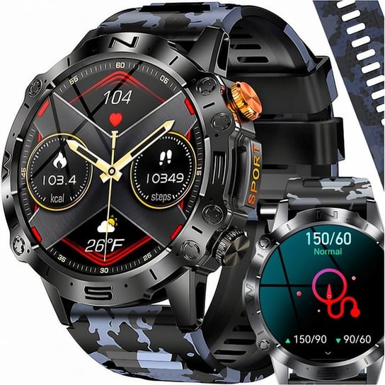 Zegarek Smartwatch Męski 466X466 Rozmowy Menu Pl VESS