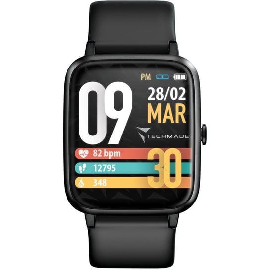 Zegarek Smartwatch Męski Techmade TM-MOVE-BK czarny Inna marka