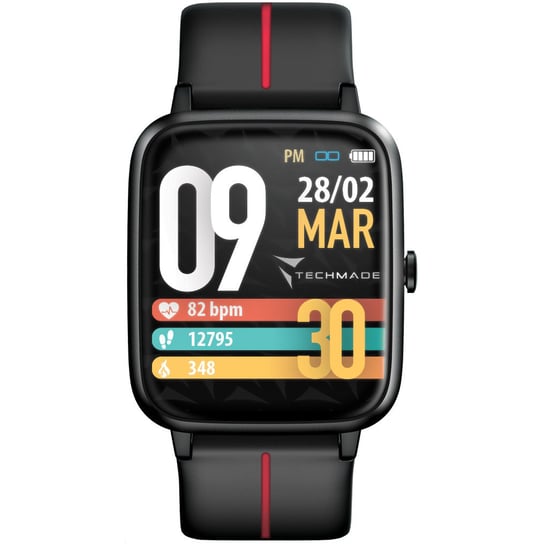 Zegarek Smartwatch Męski Techmade TM-MOVE-BKR czarny Inna marka