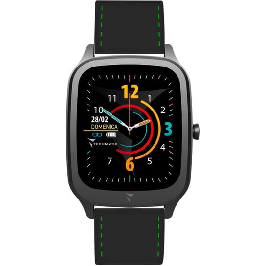 Zegarek Smartwatch Męski Techmade TM-VISIONB-BKSG czarny Inna marka
