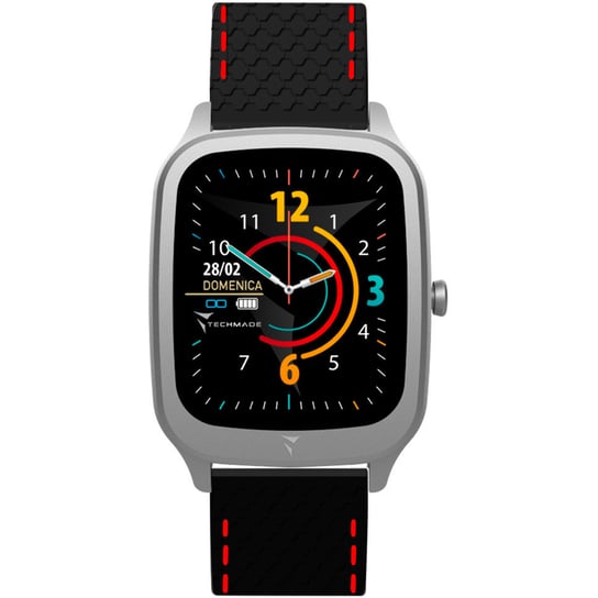 Zegarek Smartwatch Męski Techmade TM-VISIONS-BKSR czarny Inna marka