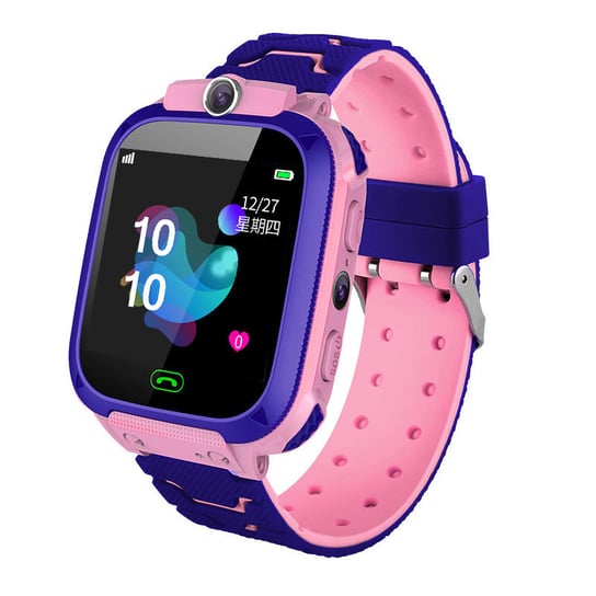 Zegarek smartwatch Q12 dla dzieci wodoodporny różowy R2 Invest