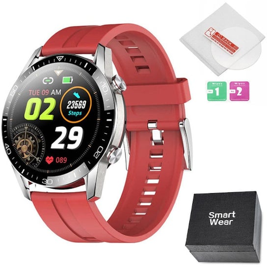 Zegarek Smartwatch TK28 Czerwony Silikonowy Inna marka