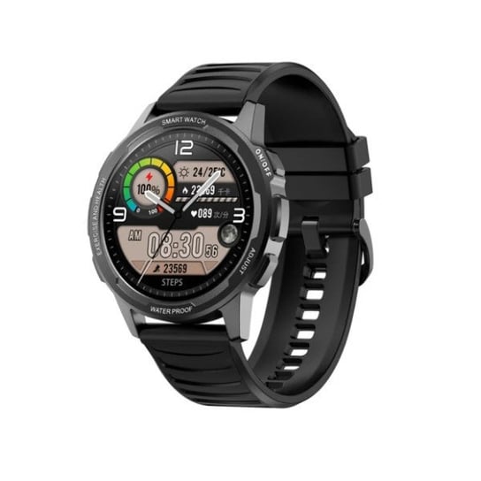 Zegarek Sportowy Smartwatch Senbono X28 Czarny Full Hd 360X360, Pomiar Spo2, Metalowa Koperta Senbono