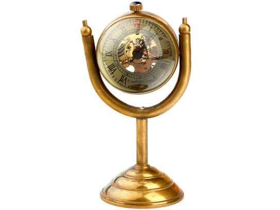 Zegarek stojący Duża Kulka, złoty Drobiny Czasu
