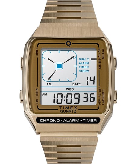 Zegarek Timex Tw2U72500 Męski Złoty Kwarcowy Timex