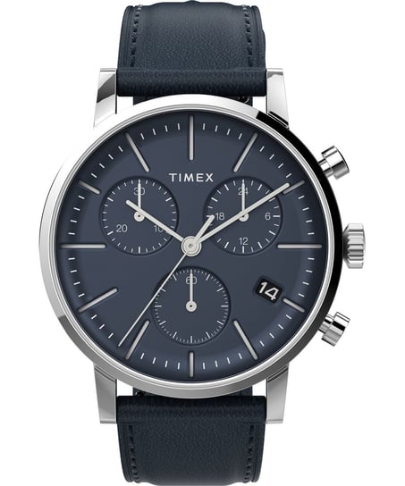 Zegarek Timex Tw2V36800 Męski Niebieski Kwarcowy Timex