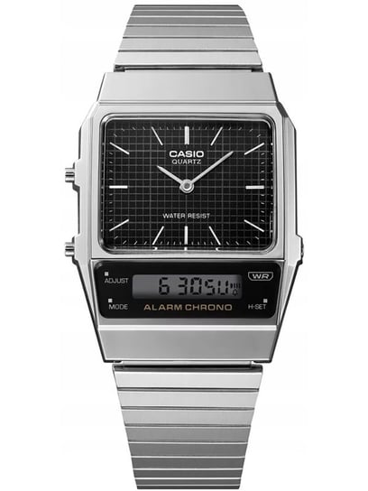 Casio Vintage CA-500WE-1ADF – Orologio Unisex Con Calcolatrice – Quadrante Grigio E Cinturino Argento – Stile Retrò