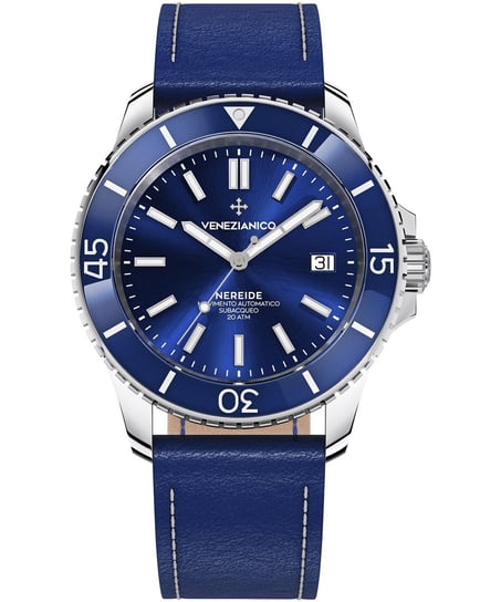 Zegarek Venezianico 3321502 Męski Niebieski Automatyczny, Seiko Nh35A Venezianico