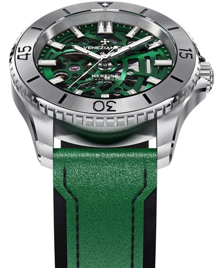Zegarek Venezianico 3921501 Męski Zielony Automatyczny, Seiko Nh70A Venezianico
